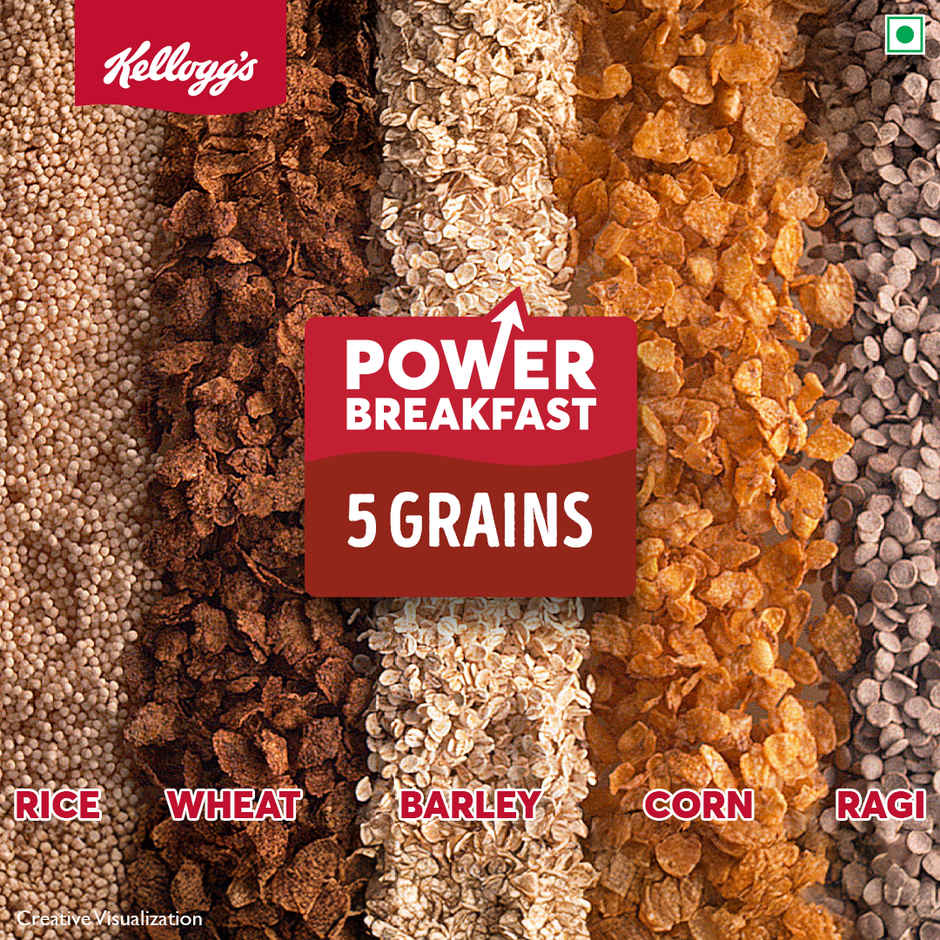 Kellogg's Multigrain Plus Corn Flakes | Power of 5 Grains | 6 Vitamins