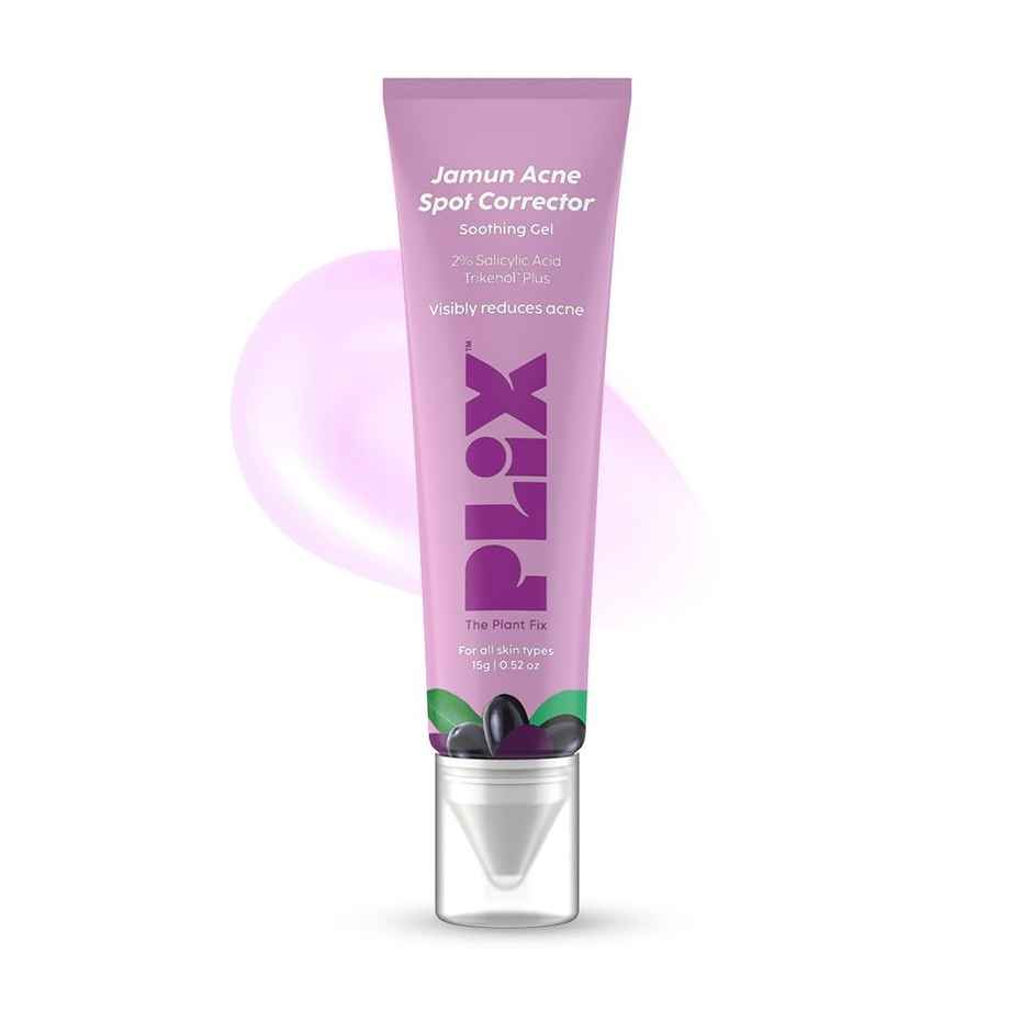 Plix The Plant Fix Jamun Acne Spot Corrector Gel For Active Acne | Quick Fix For Blemishes