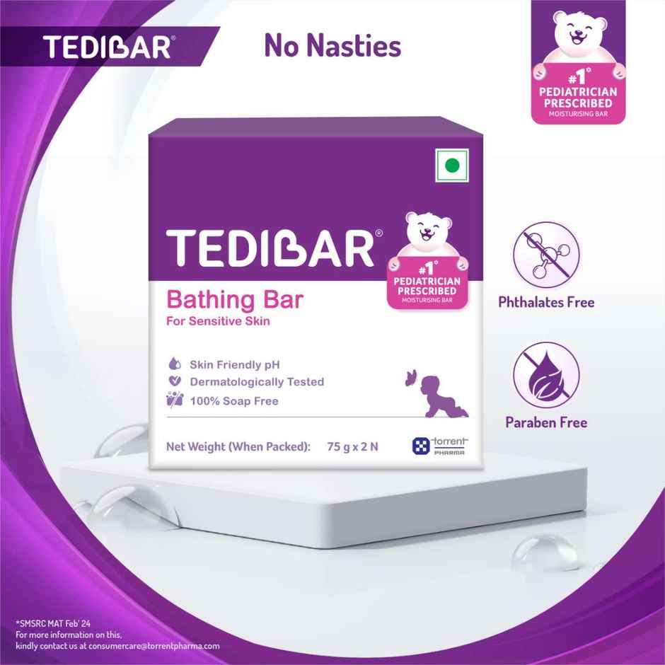 Tedibar Bathing Bar For Babies Sensitive Skin Pack