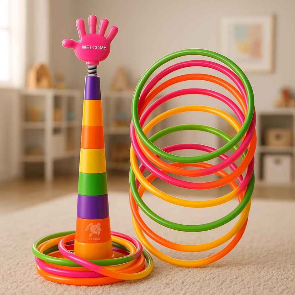 Storio 2-in-1 Ring Toss Game | Indoor Outdoor Fun Activity Game