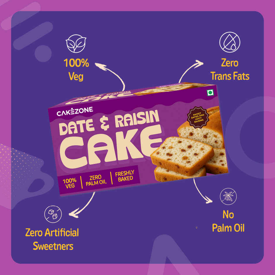 CakeZone Date & Raisin Cake