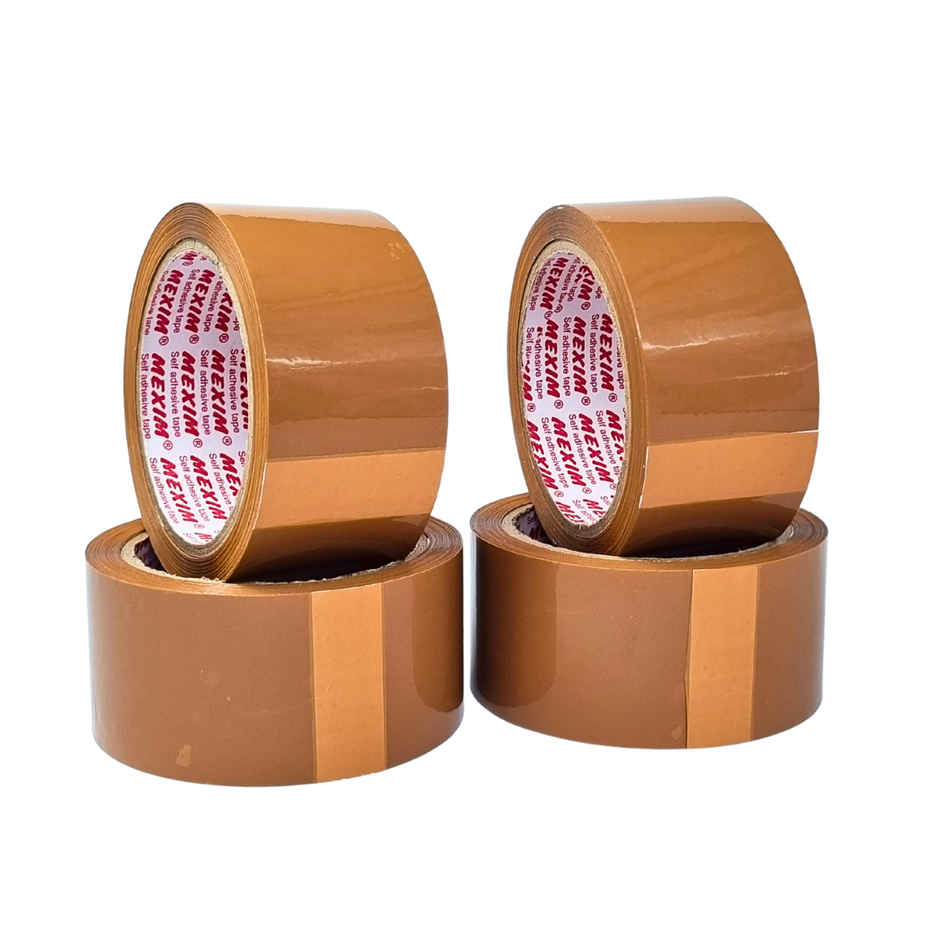 ABK Brown Bopp Packaging Tapes 48 mm x 50 Meters x 50 micron - Pack of 4