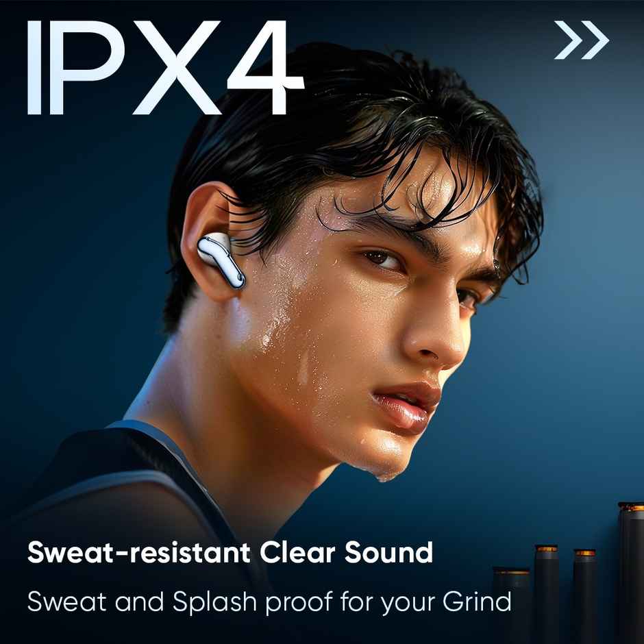 Mivi DuoPods i6 TWS |Engineered for Athletes | 13 mm Bass | 55H Playtime | Blue | True Wireless