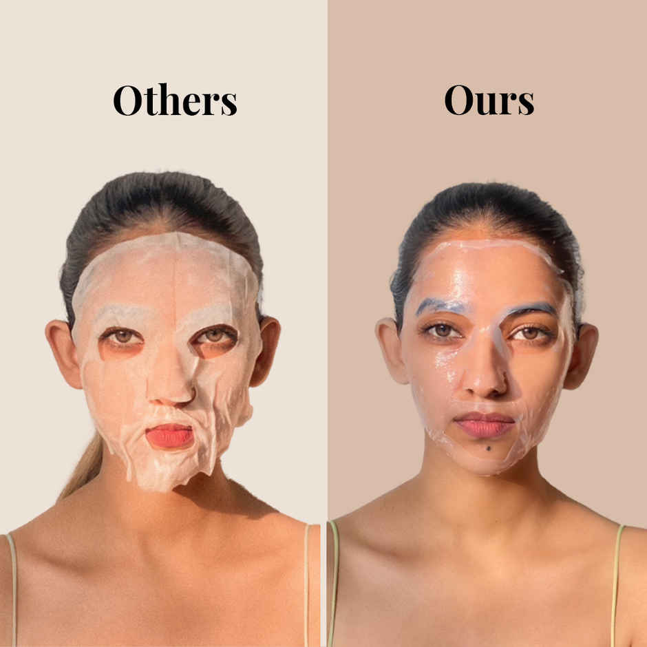 LuxaDerme Detox Bio-Cellulose Korean Face Sheet Mask