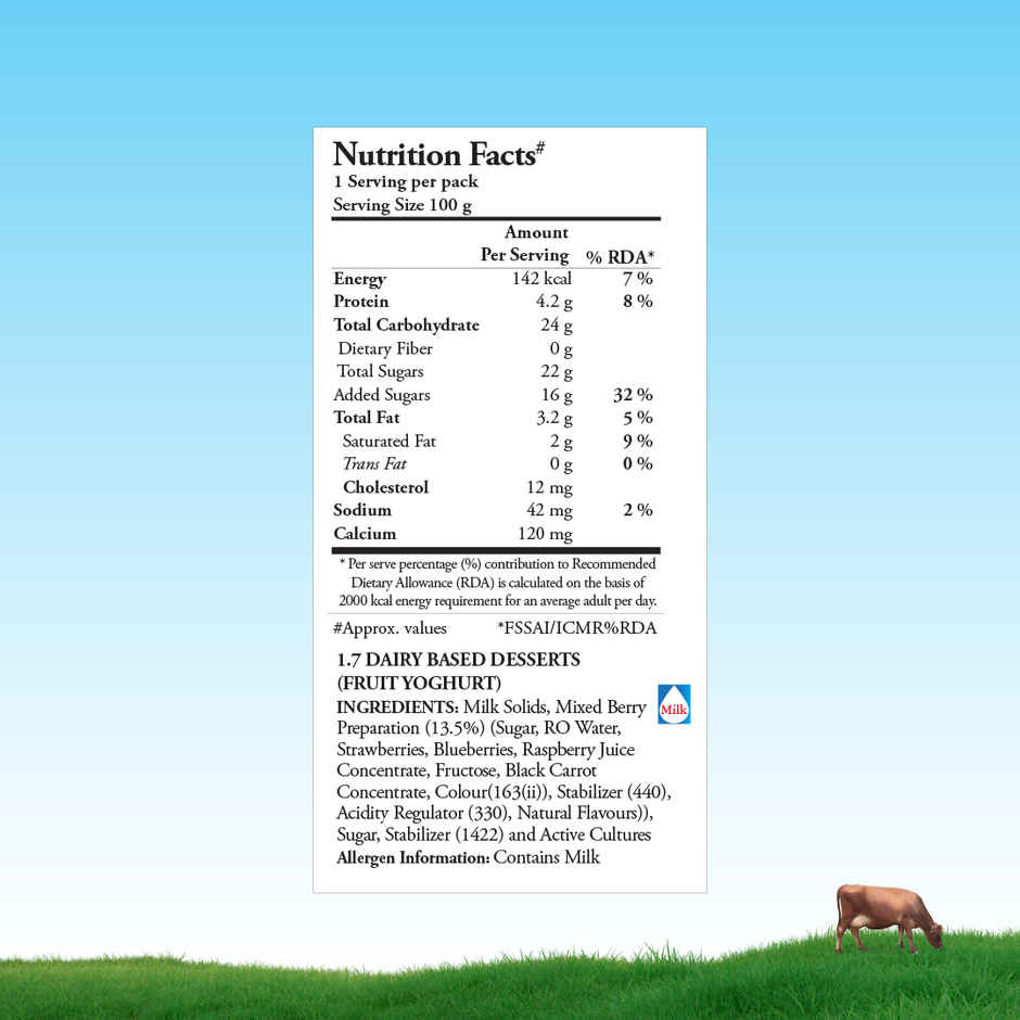 Hatsun Fruit Yoghurt Mixed Berry