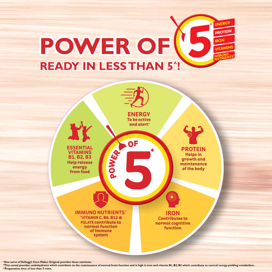 Kellogg's Corn Flakes Power of 5 (Super Saver PacK)