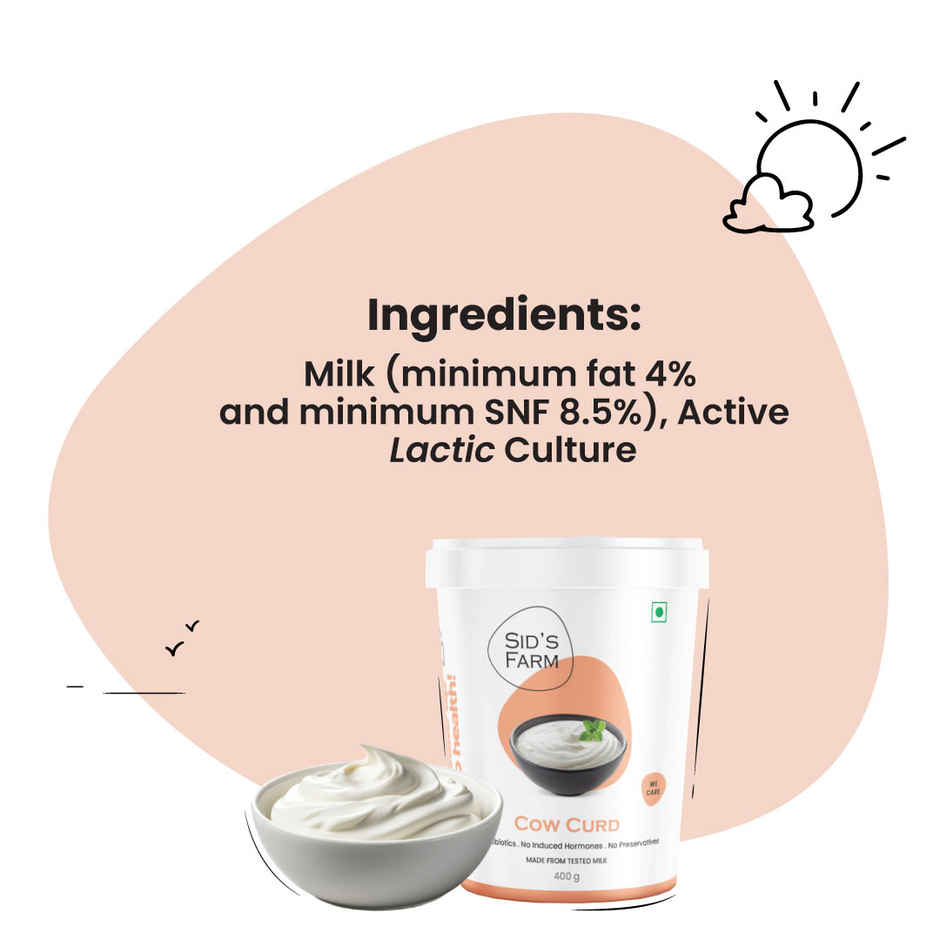 Sids Farm Cow Curd Cup