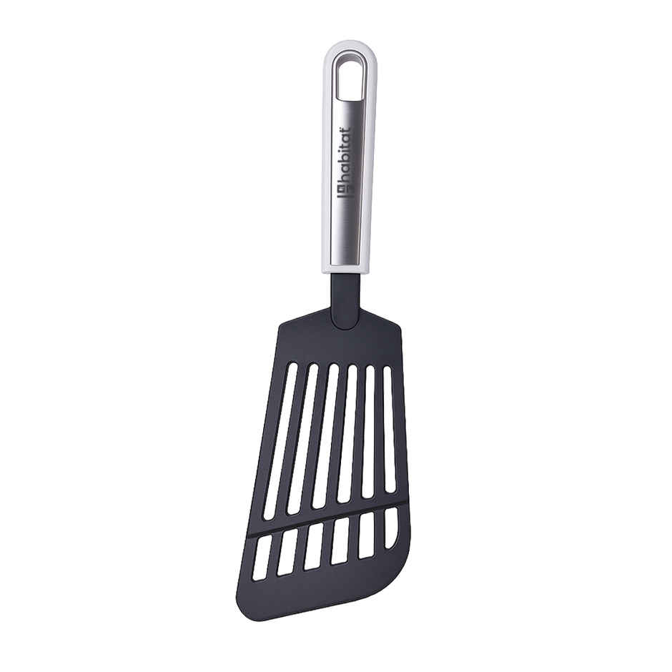 Habitat Premium Nylon Long Turner | Perfect Elegant Functionality | Hanging Loop | Dish Washer Safe