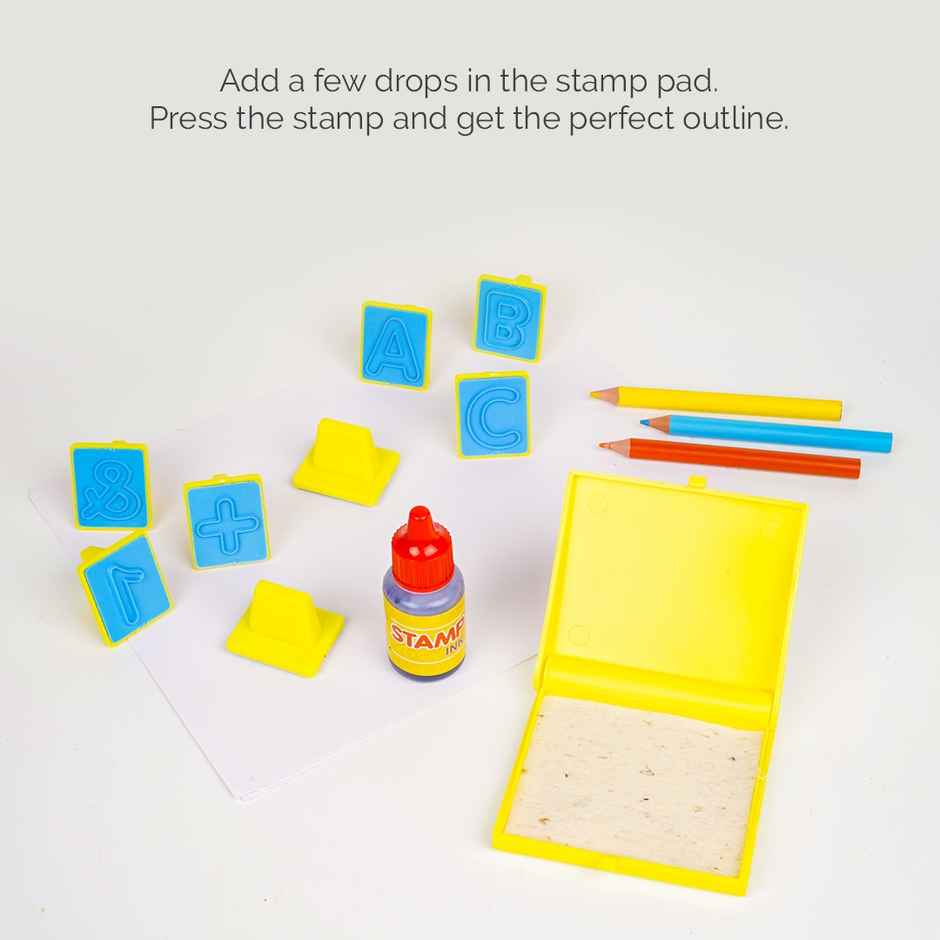 Ratna's Stamp Art Alpha & Numbers | Assorted