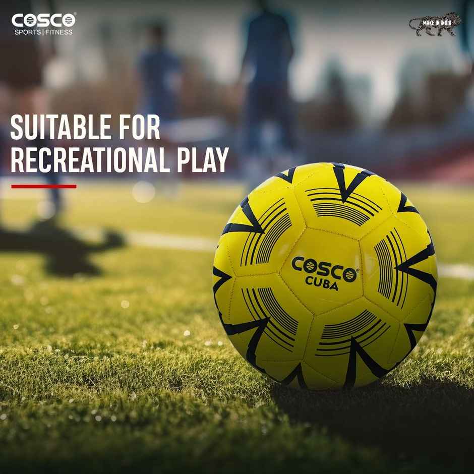 Cosco Cuba Rubber Football (Yellow)