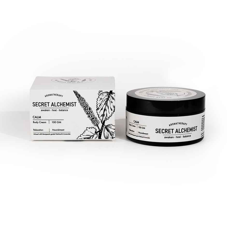 Secret Alchemist Calm Moisturising Body Cream with Hyaluronic Acid & Shea Butter for Relaxation