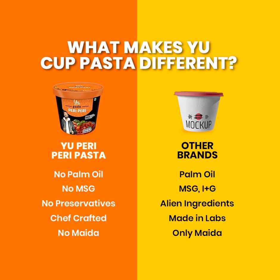 Yu Peri Peri Instant Pasta Cup