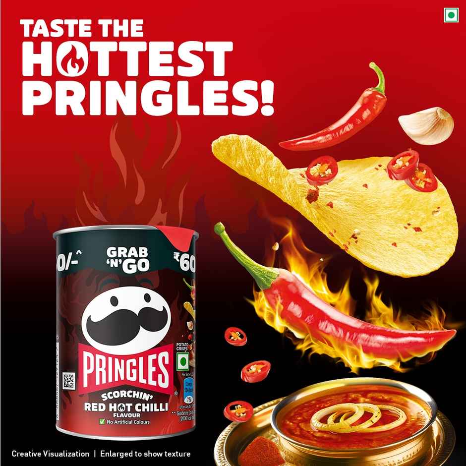 Pringles Scorchin Red Hot Chilli | Spicy & Crispy