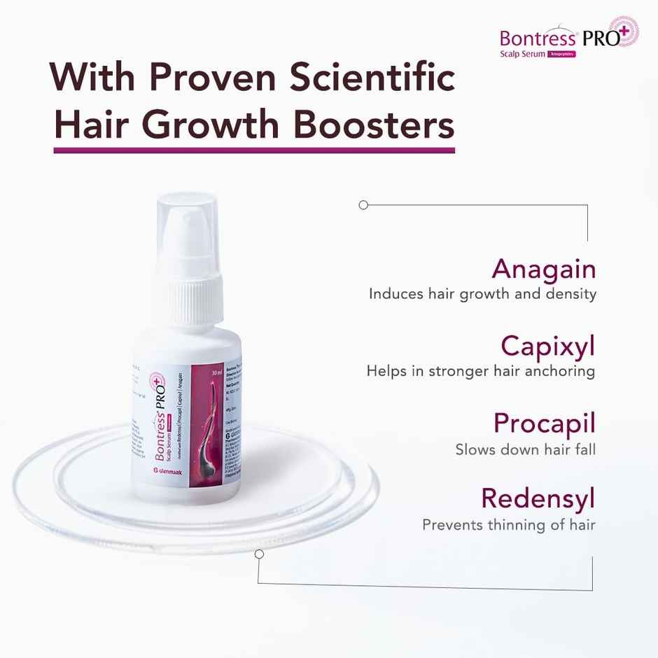 Bontress Pro + Scalp Serum 30 Ml|Fortified With Redensyl,Procapil,Capixly & Anagain