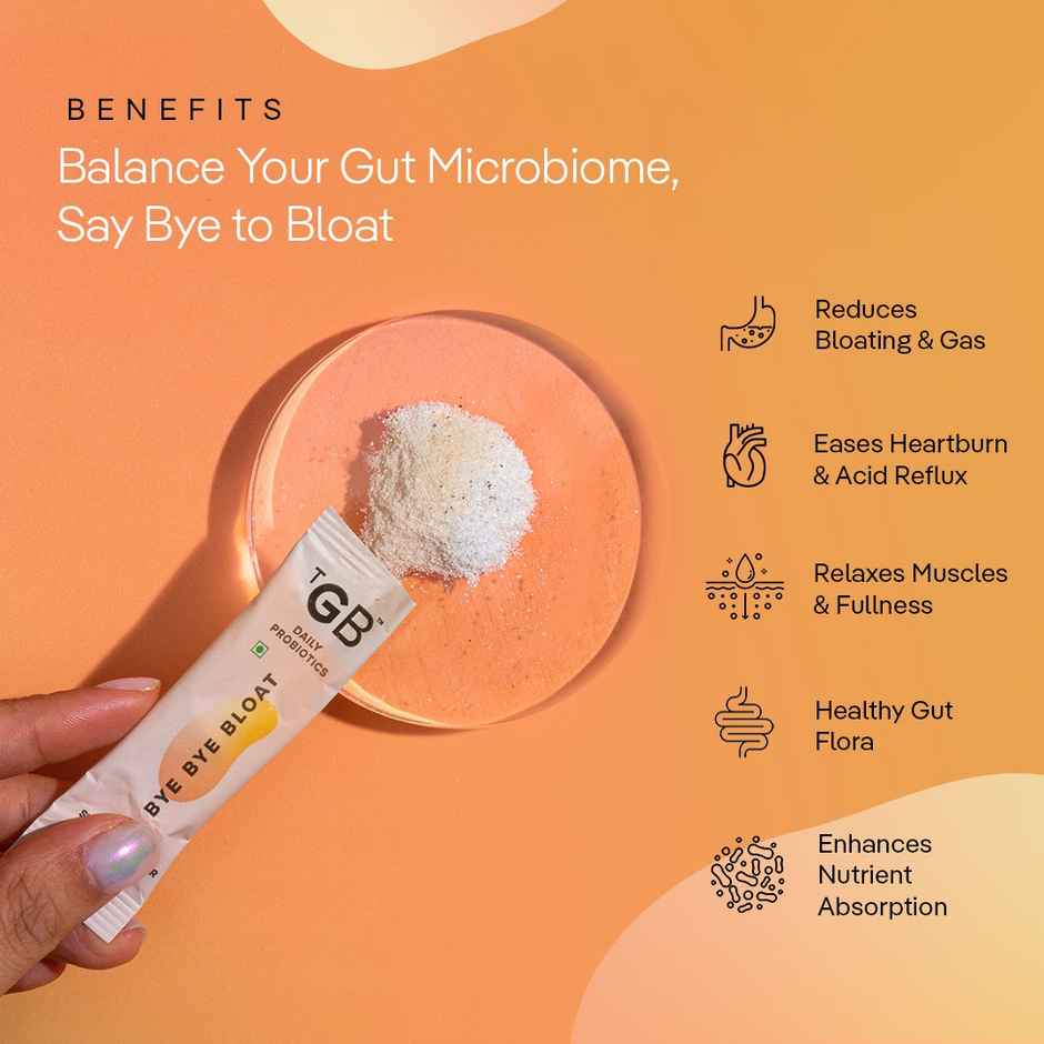 The Good Bug Bye Bye Bloat Supplement Powder - Ease Digestive Discomfort Naturally