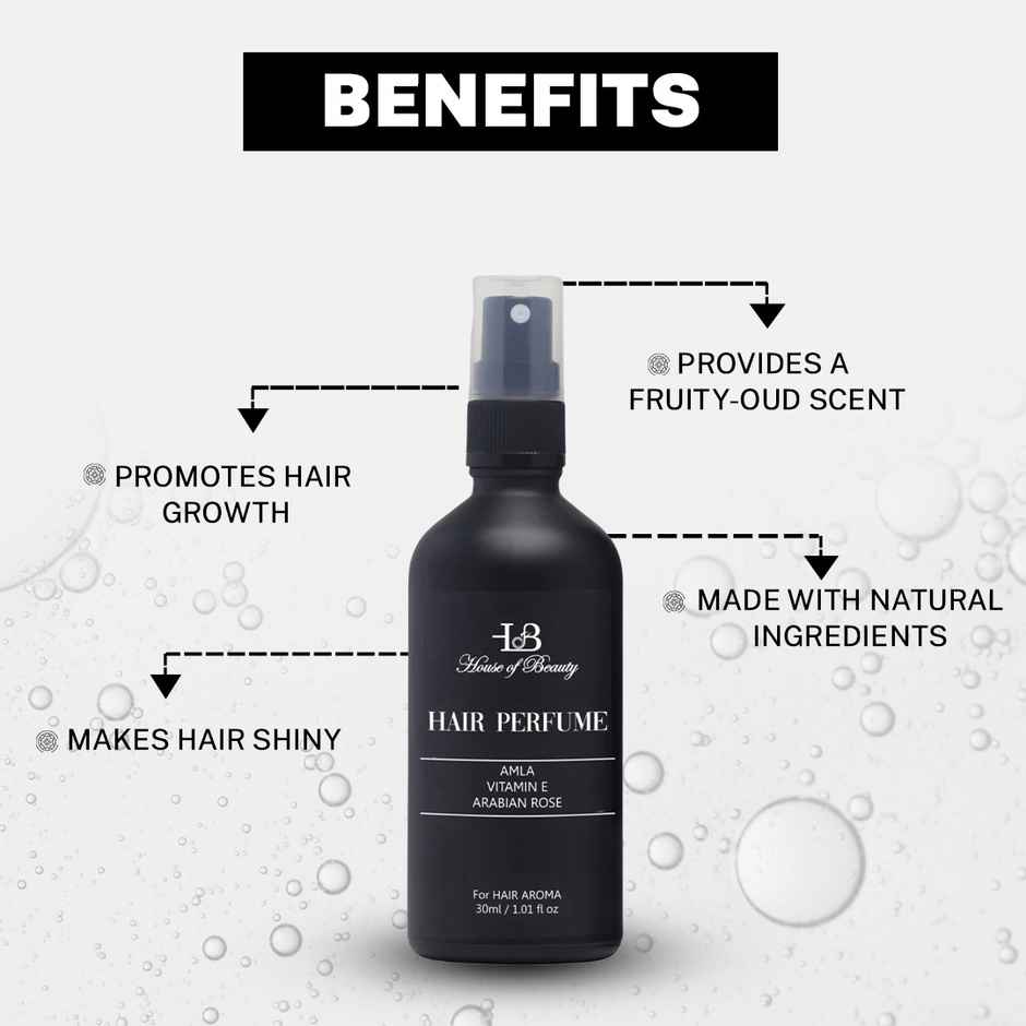 House Of Beauty Hair Perfume With Arabian Rose