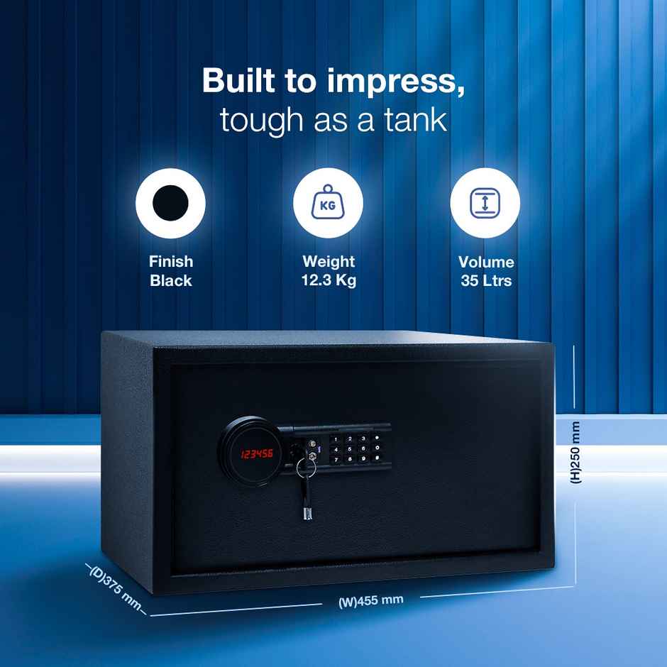 Ozone Tusker 33 Nxt | Digital Safe Locker for Home & Office | 35 Litres
