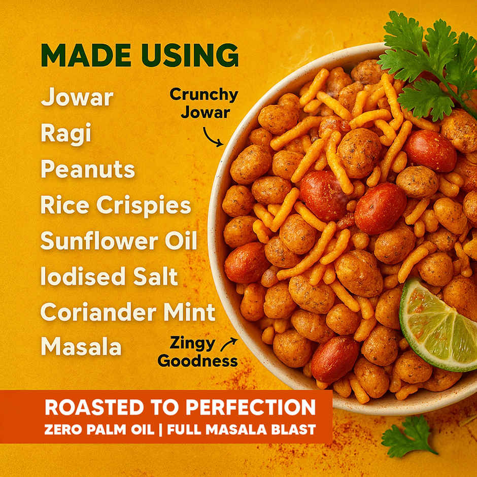 Eat Better Co Millet Bhel | Bombay Bhelpuri