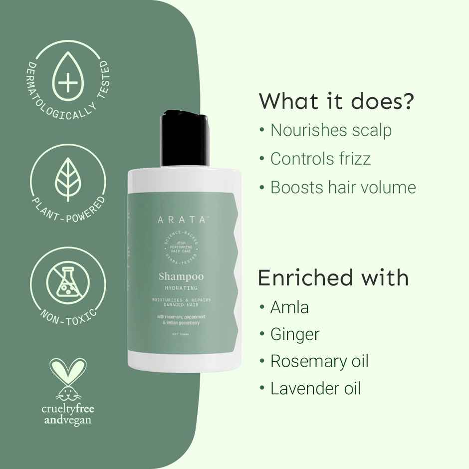 Arata Hydrating & Strengthening Shampoo