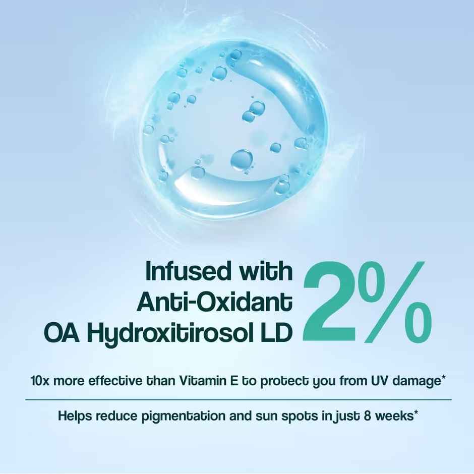 Venusia Water Based Sunscreen | 8Hrs Hydration Lock | UVA-B Protection | No White Cast