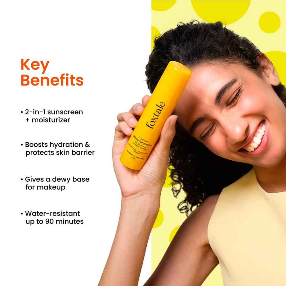 Foxtale Dewy Sunscreen SPF 70 PA++++