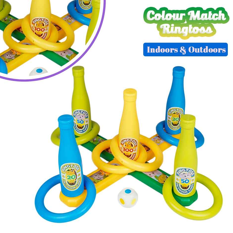 Ratna's 2 in 1 Colour Match Ringtoss Jungle