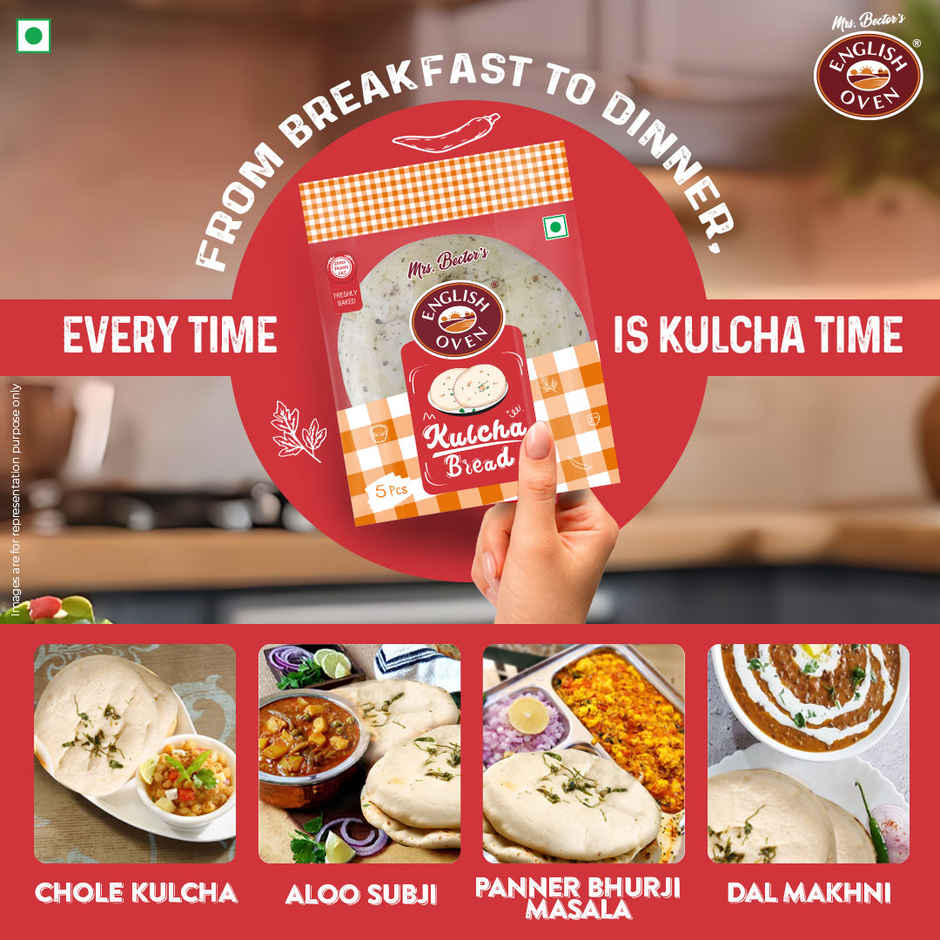 English Oven Kulcha Bread