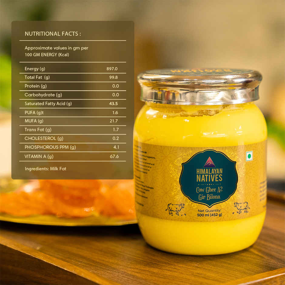 Himalayan Natives A2 Gir cow Bilona Ghee