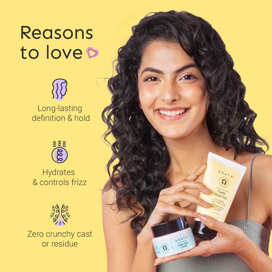 Arata Curl Cream & Gel Styling Combo