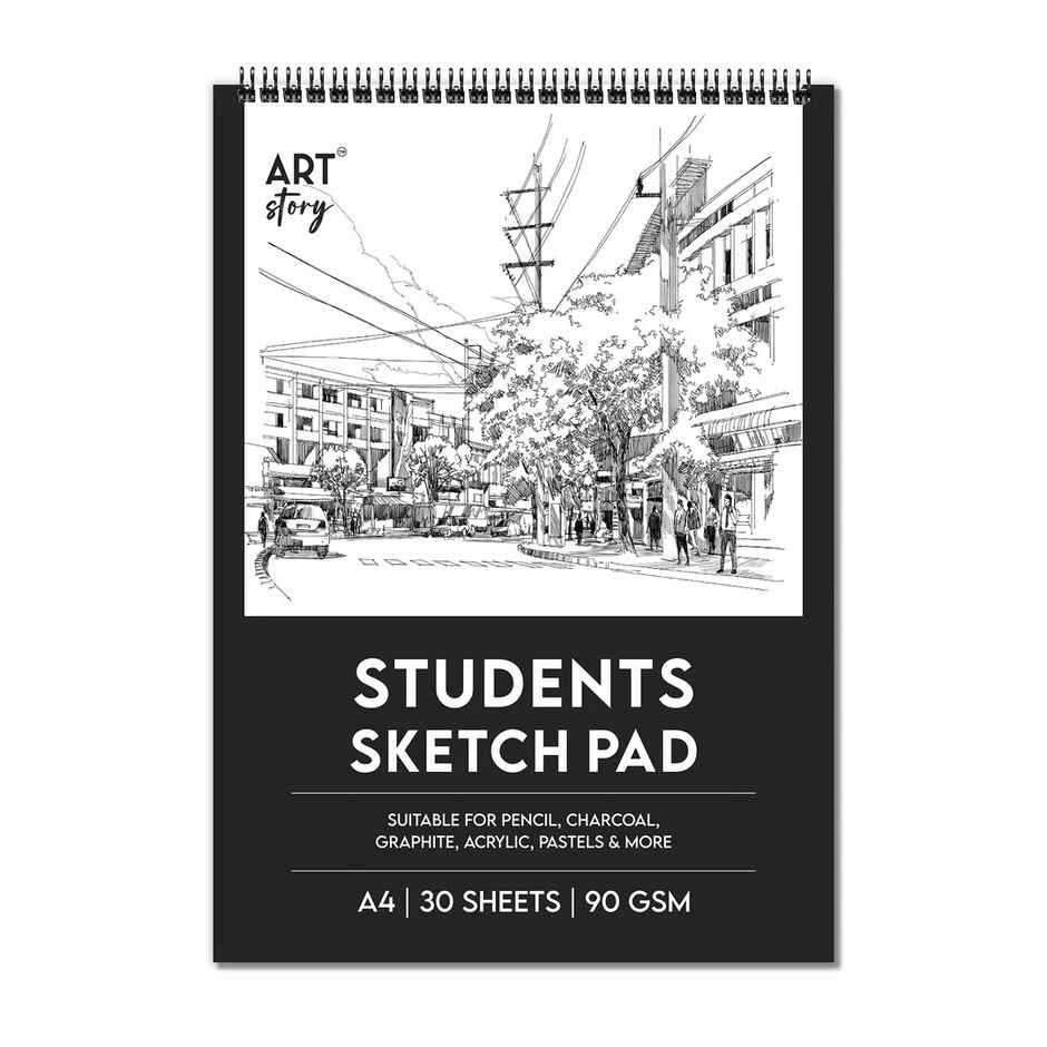 Itsy Bitsy Student Sketchbook Top Wiro With Hanger A4 90gsm 30 Sheets