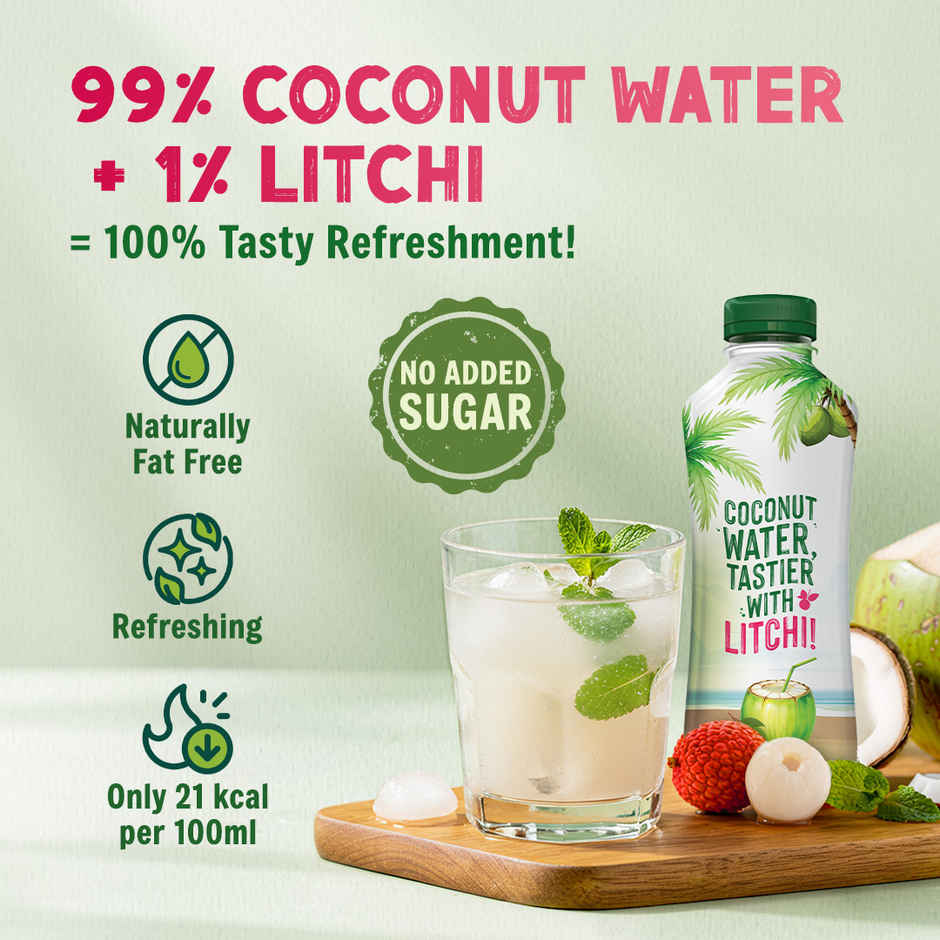 B Natural Coconut Water with Litchi