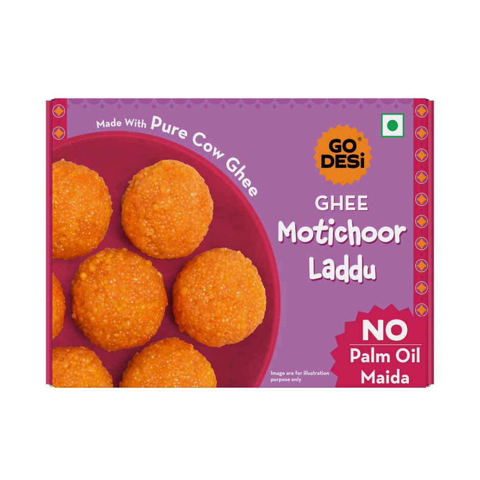 GO DESi Ghee Motichoor Laddu | Made with pure cow ghee