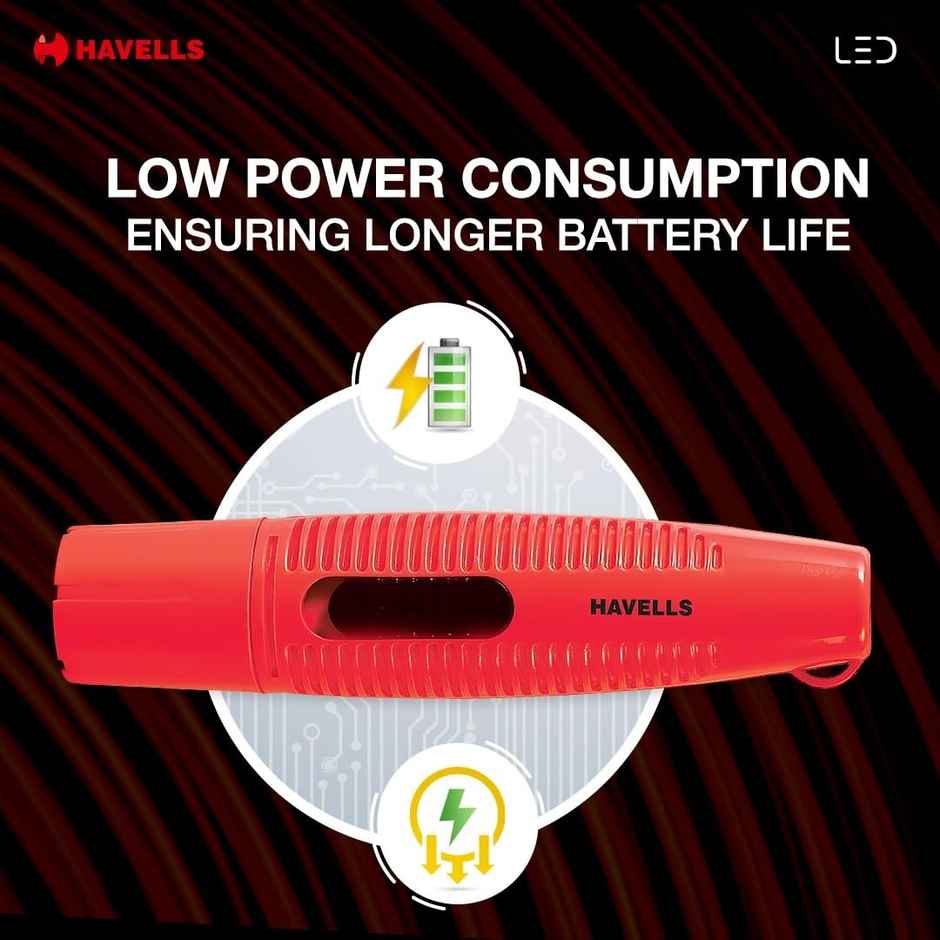 Havells Sparkline Mini Neo 0.5W Dry Cell Torch | Assorted