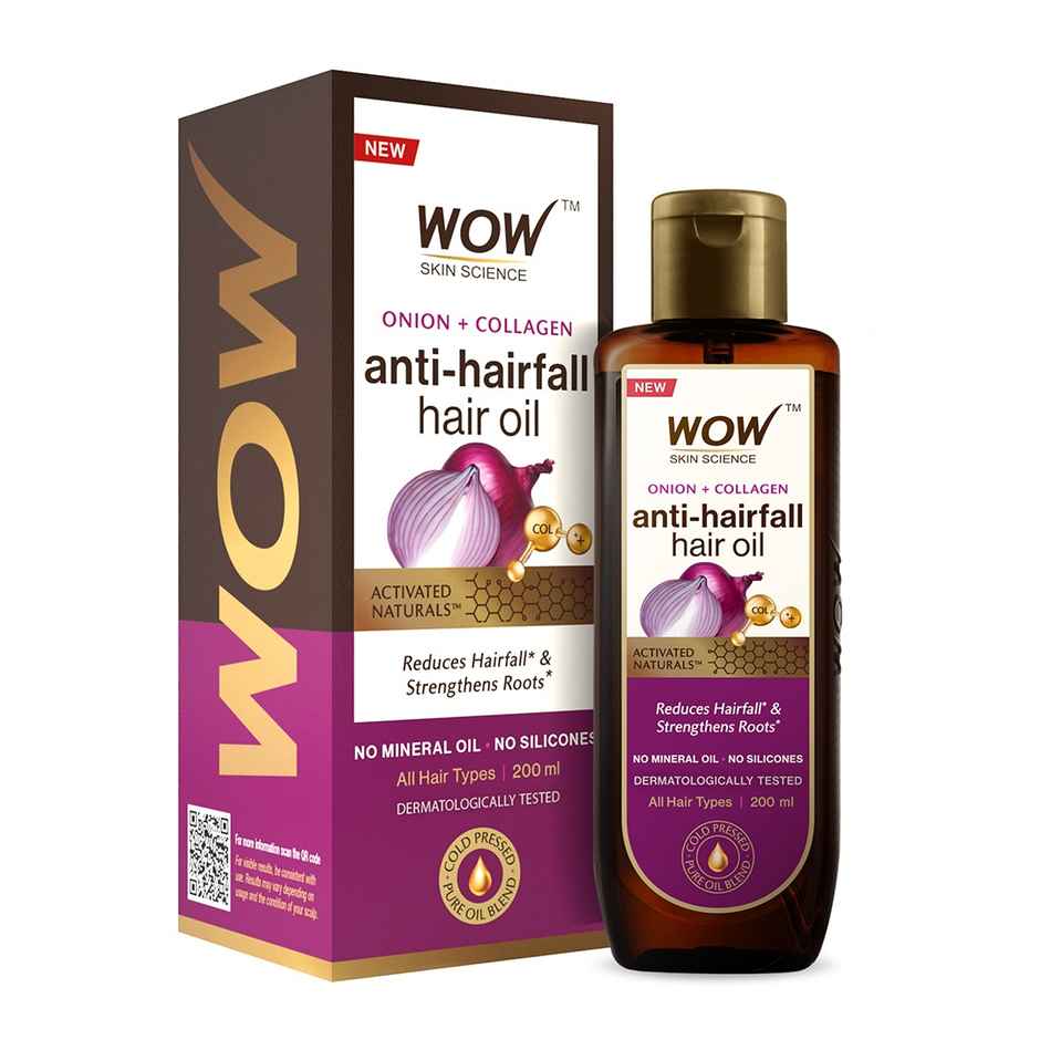 Wow Skin Science Onion Black Seed Hair Oil