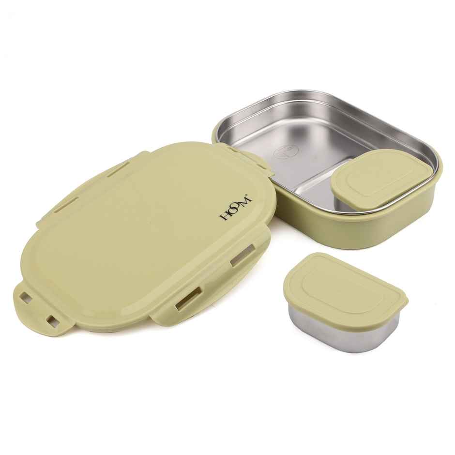 Hoom Insulated 304 Stainless Steel Lunch Box College and School - Assorted