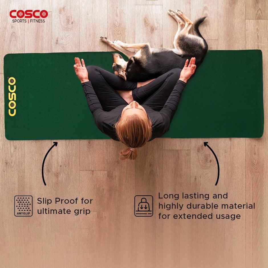 Cosco Yoga Mat Chakra-4Mm 1.00 Piece|Made In India