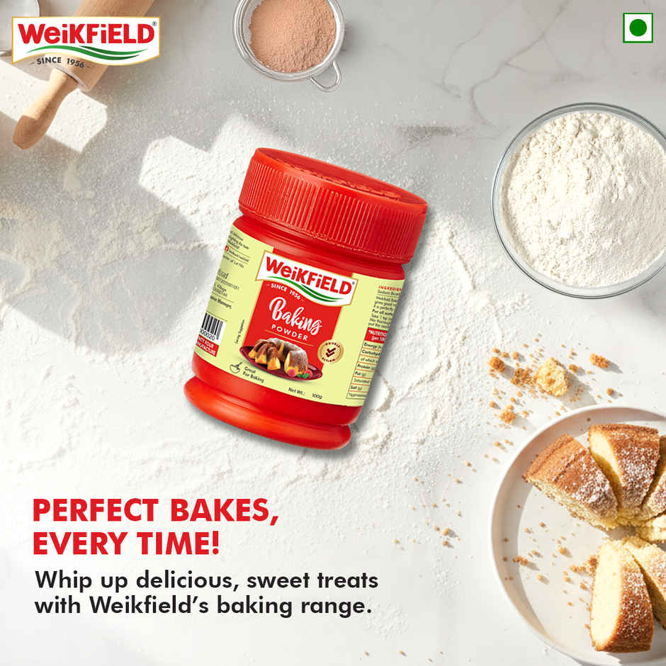 Weikfield Baking Powder Jar | Double Acting