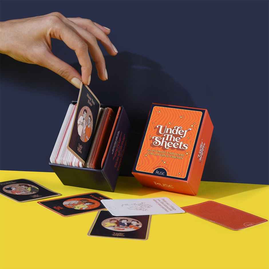 MyMuse Under The Sheets Card Game For Couples & Lovers, Romance And Playful Gifts - 150 Cards