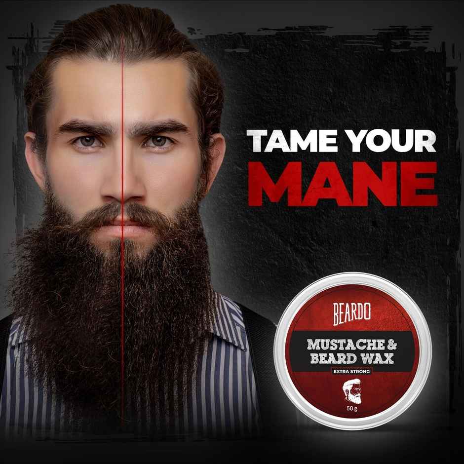 Beardo Beard & Mustache Wax - Extra Strong