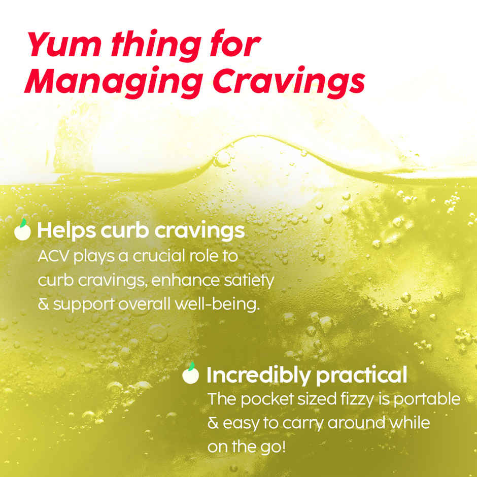 Plix Apple Cider Vinegar Effervescent for Weight Loss (Mango) - Pack Of 1