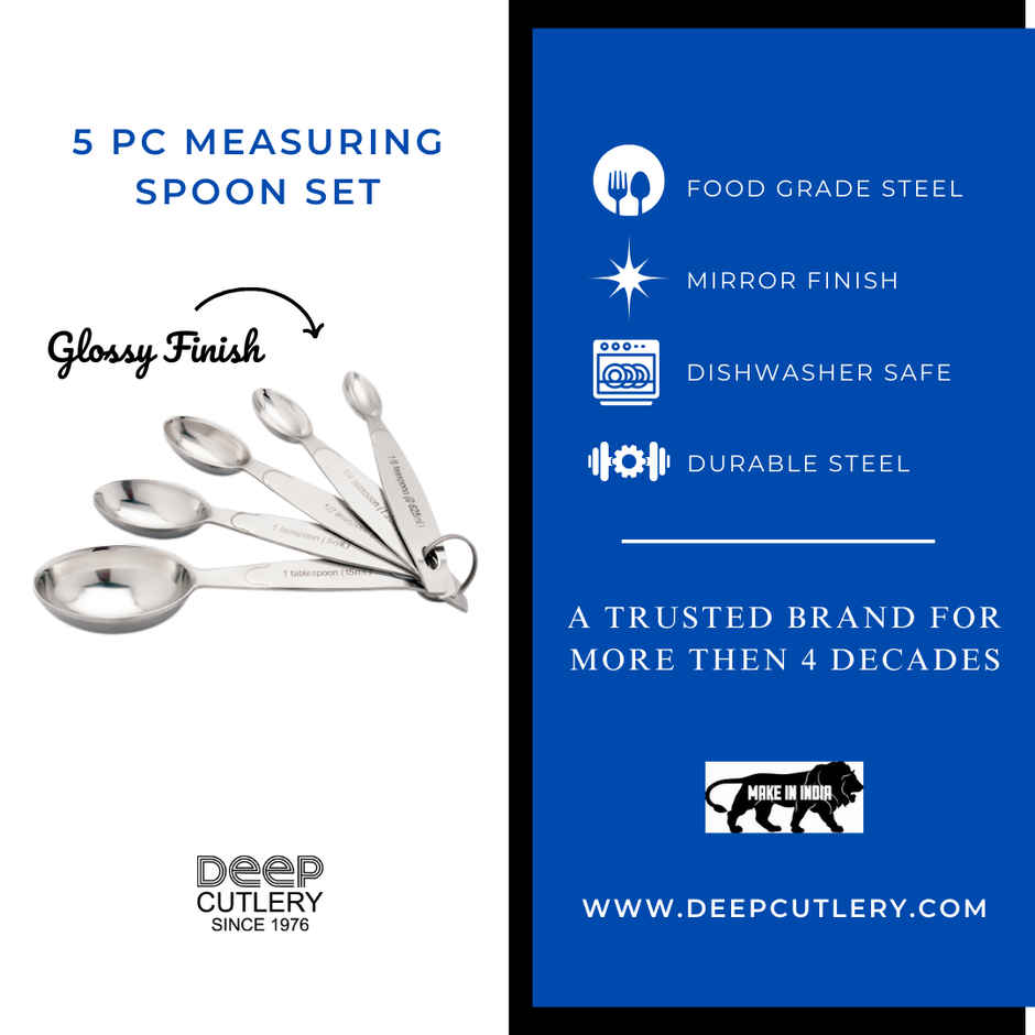 Deep Cutlery 5Pc Measuring Spoons