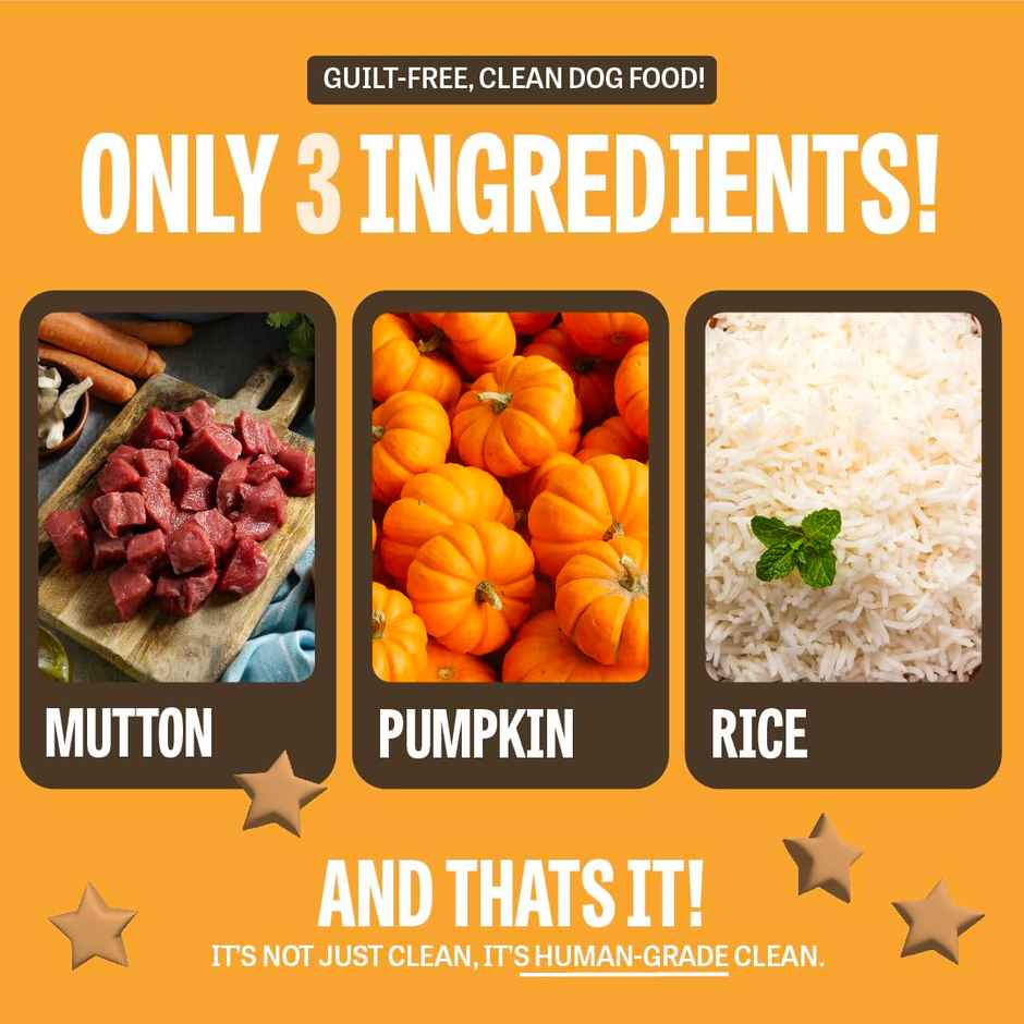 Petcrux Mutton & Pumpkin Foods Dog Treats