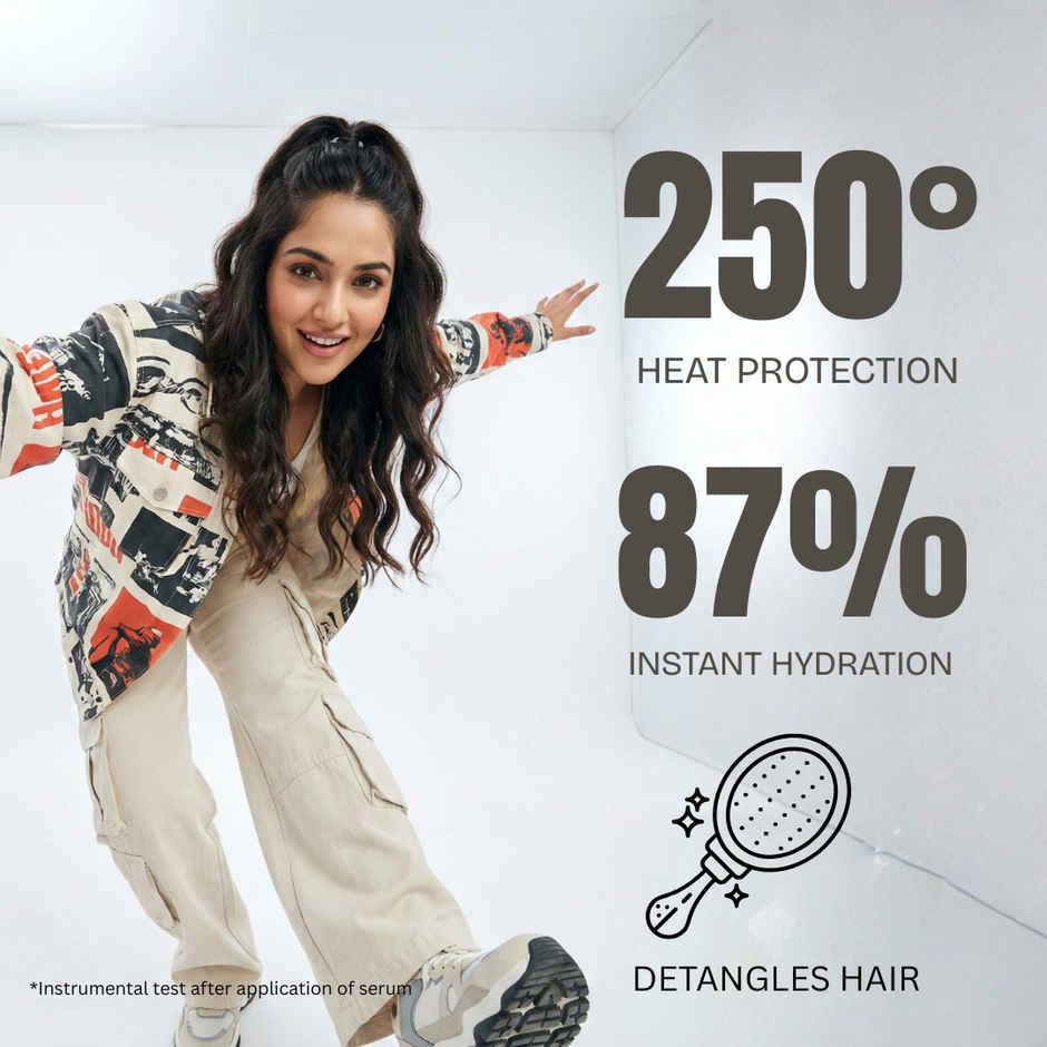 The Skin Story Heat Protection Hair Serum With UV Protection Adds Shine Anti-Frizz & Anti-Breakage