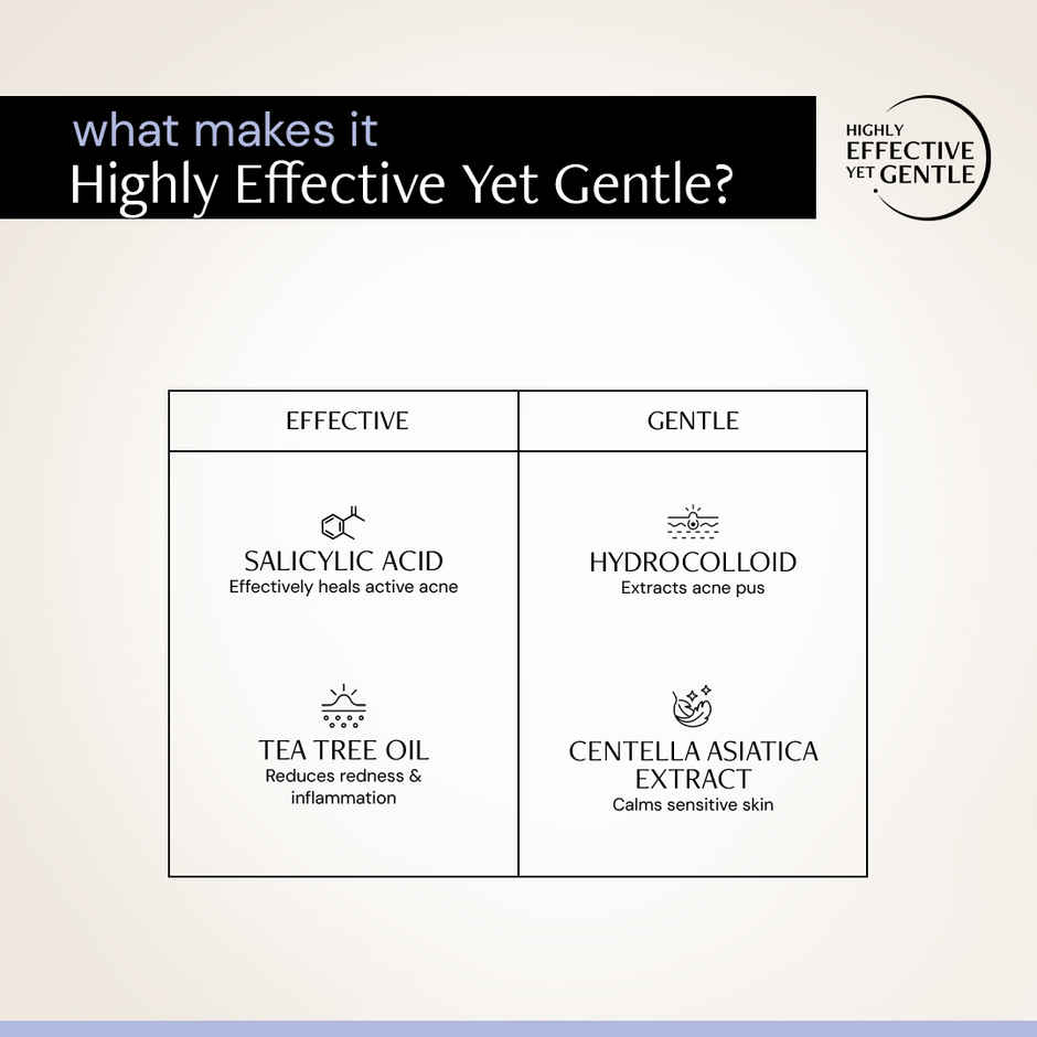 Deconstruct Pimple Patch for Face 0.5% Salicylic Acid & Hydrocolloid Pimple Patch