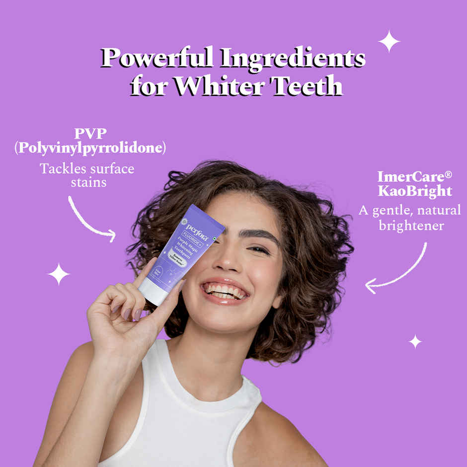 Perfora Fluoride+ Purple Magic Whitening Toothpaste