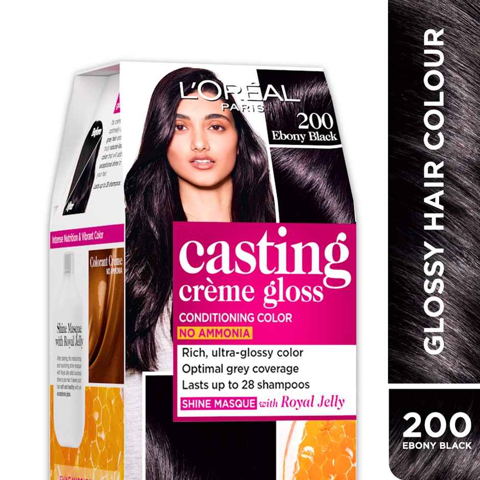 L'Oreal Paris Casting Creme Gloss 200 Ebony Black