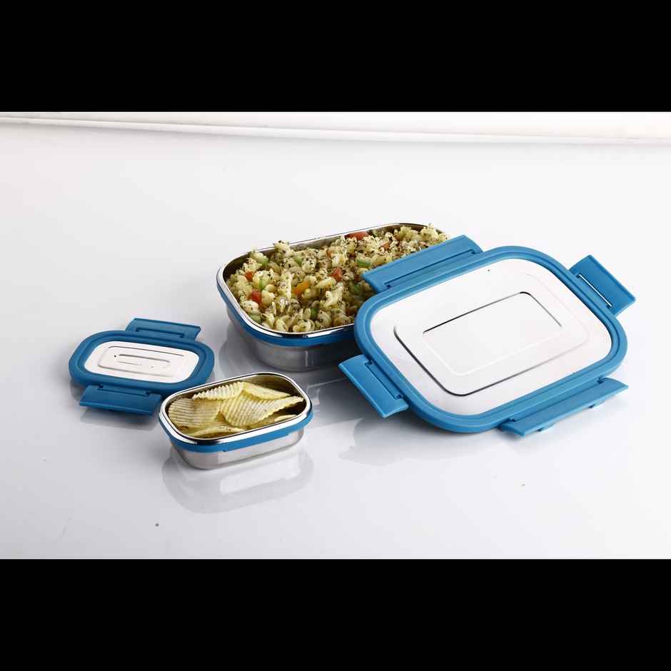 Youbee Fusion Stainless Steel Lunch Box, 1050 ml