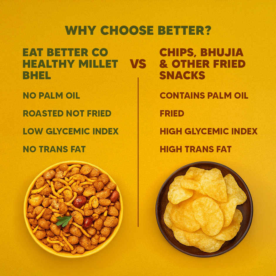 Eat Better Co Millet Bhel | Bombay Bhelpuri