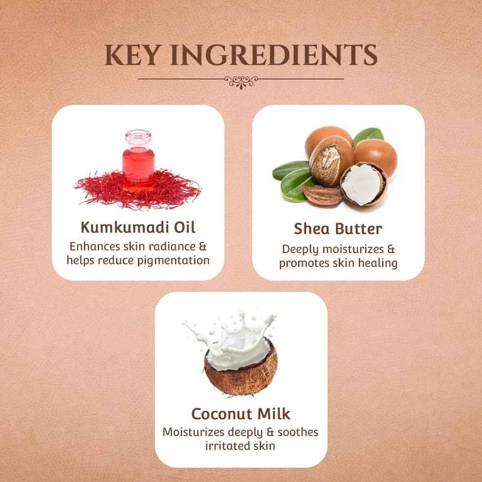 Khadi Essentials Nourishing Glow Body Milk With Kumkumadi Oil