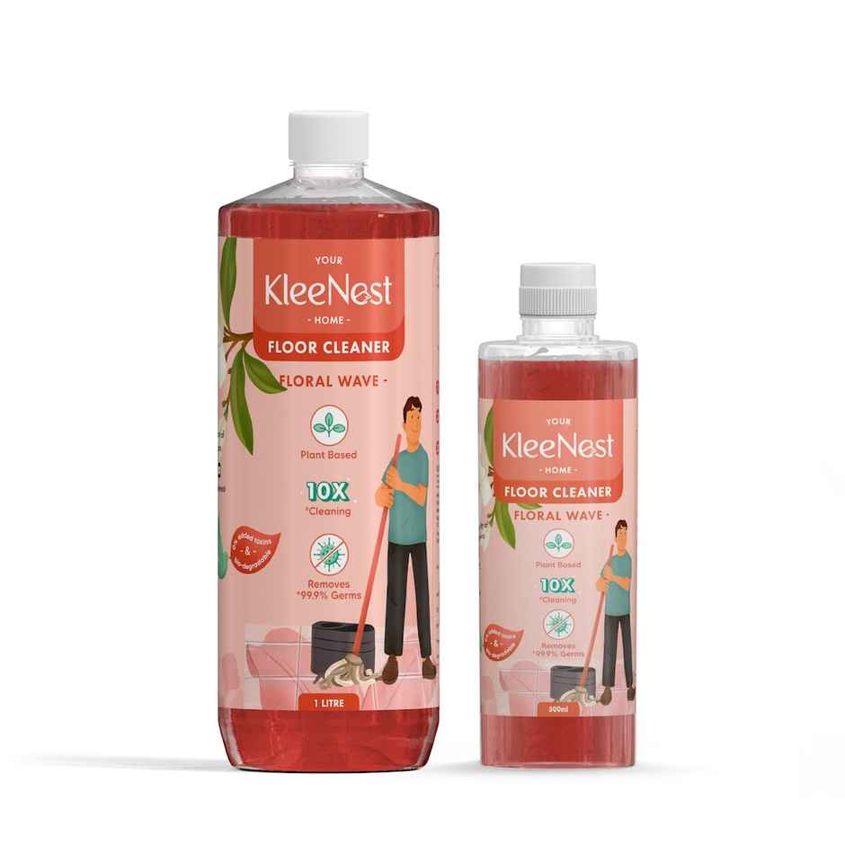 Kleenest Floral Wave Natural Plant Based Floor Cleaner